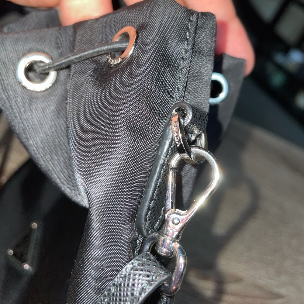 Black Prada Nylon Pouch - Picture 7 of 14